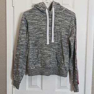Long sleeve shirt with hoodie